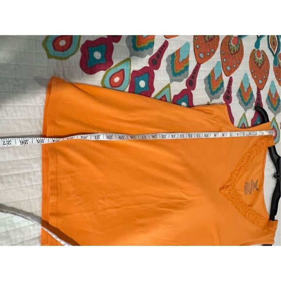 Faded Glory Lace Tank Top with Lace v-neck size L - Picture 6 of 6